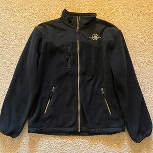 Black Full-Zip Fleece Jacket